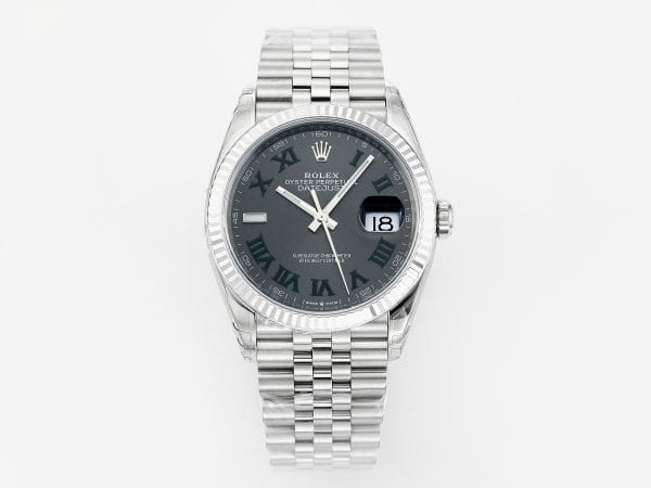 VSFactory (VSF) Rolex Datejust 36 116234 Gray Green Roman Dial – 904L Steel / VS3235 Movement