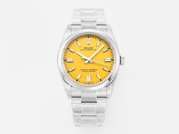 VSFactory (VSF) Rolex Oyster Perpetual 126000 Yellow Dial  904L Steel  VS3230 Movement