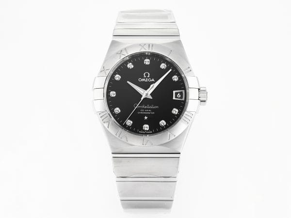 VSFactory (VSF) Omega Constellation 38mm Black Diamond Dial Steel Asia 8500 Movement