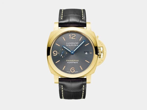 VS Factory Panerai PAM1115 Luminor Marina Black Dial Yellow Gold Case P9010 Movement 64 212