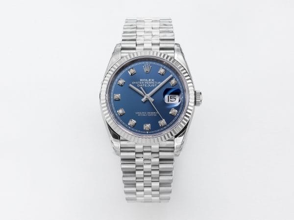 VSFactory (VSF) Rolex DateJust 36 126234 Blue Diamonds Dial 904L Steel Jubilee Bracelet VS3235 Movement