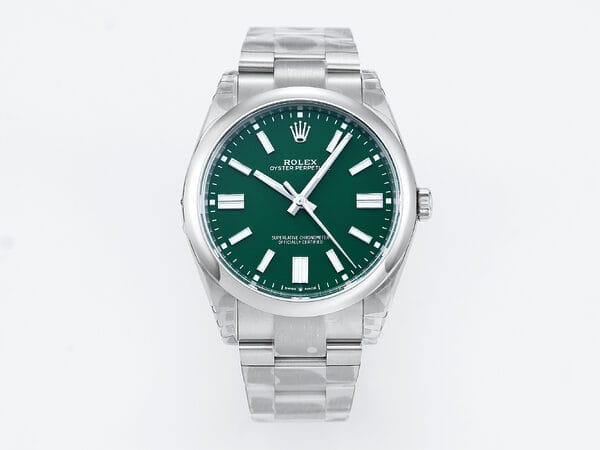 VS Factory Rolex Oyster Perpetual 124300 Green Dial 904L Steel VS3235 Movement 24 1 1