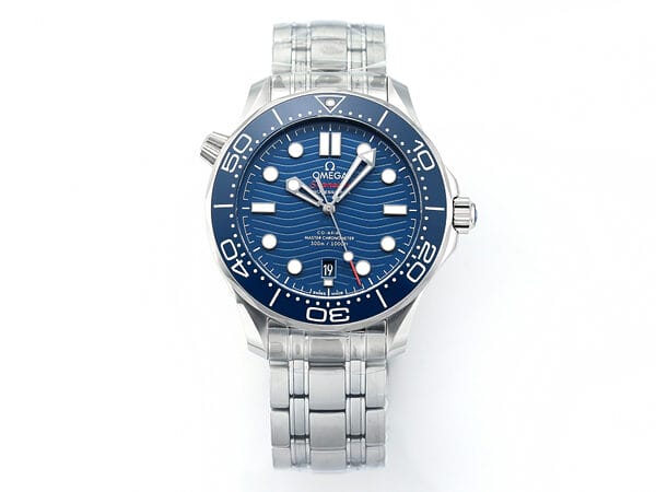 VS Factory Omega Seamaster Diver 300M Blue Ceramic Blue Dial Steel Bracelet VS8800 Movement