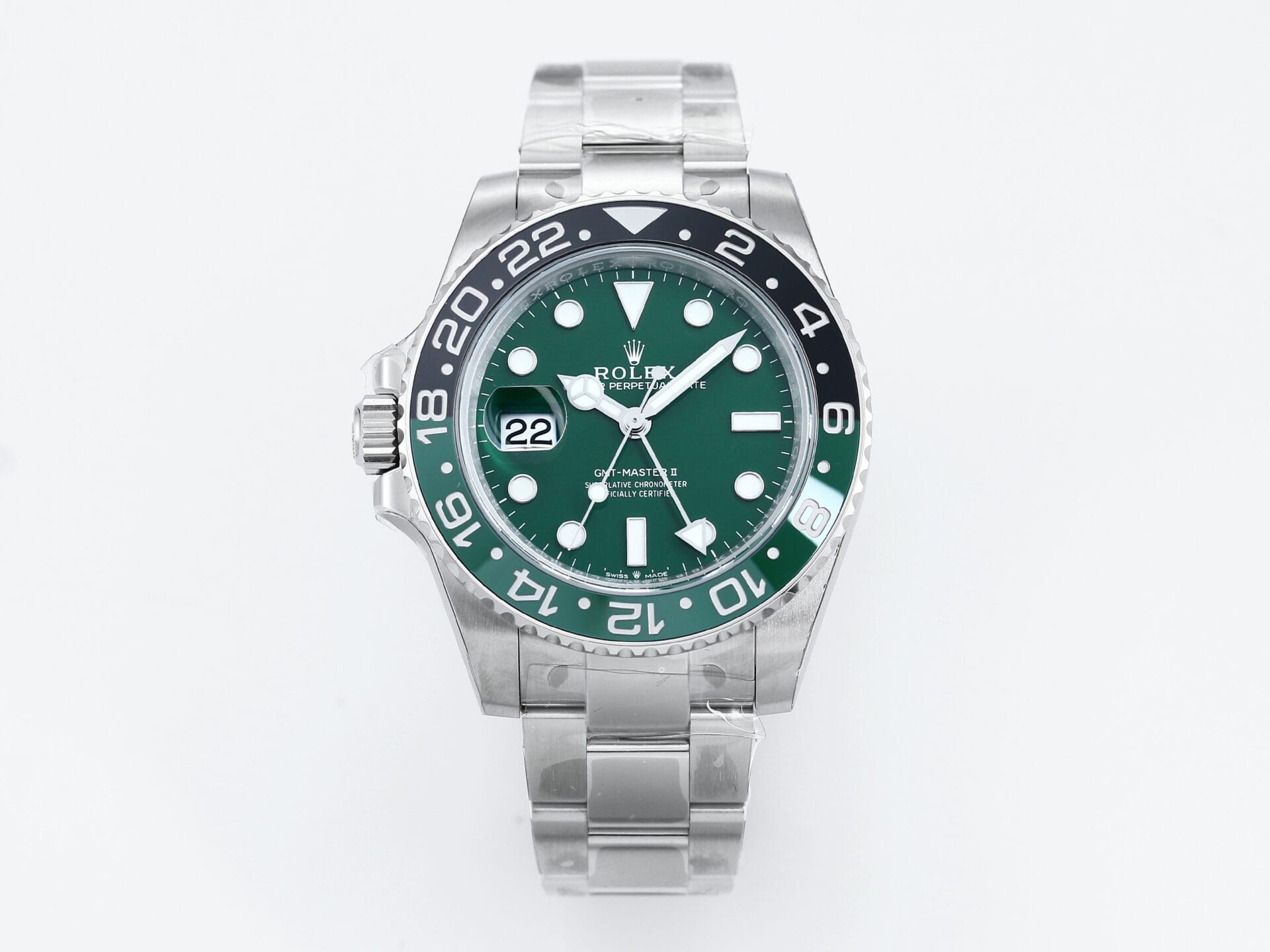 VS Factory (VSF) Rolex GMT-Master II 126729VTNR Green Numerals Dial 904L Steel DD3285 Movement 3 1 10 scaled